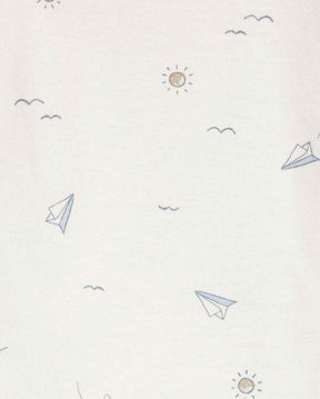 Kit body bebê 5 peças ombros transpassados panda multicor | Carter's