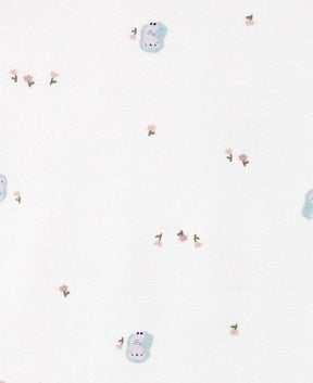 Kit body bebê 5 peças manga curta coruja floral multicor | Carter's