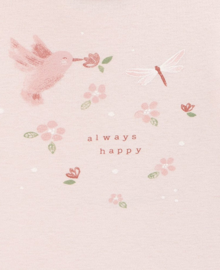 Kit body bebê 4 peças manga longa beija-flor multicor | Carter's