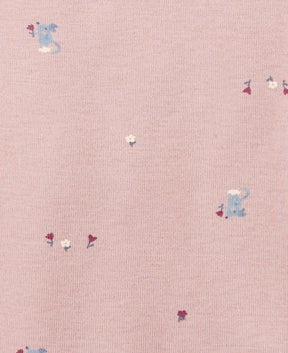 Kit body bebê 5 peças manga curta coruja floral multicor | Carter's