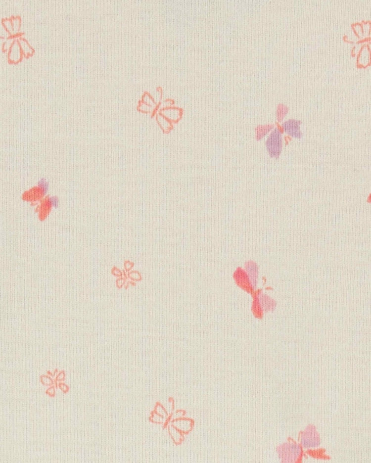 Kit body bebê 4 peças borboletas e corações multicor | Carter's