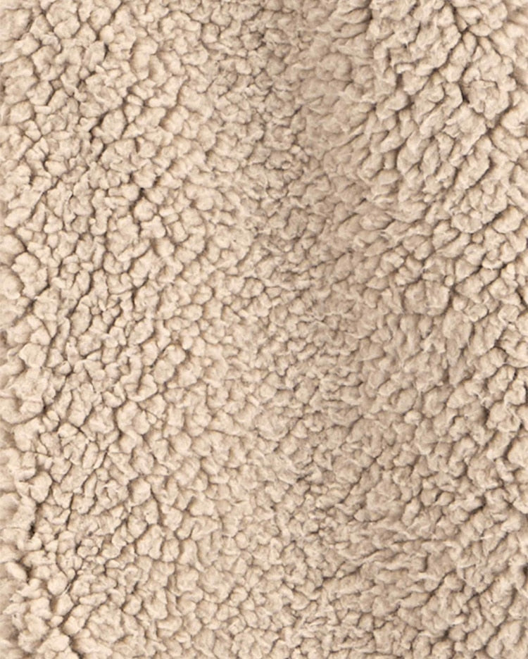 Macacão bebê em sherpa com capuz interativo ursinho bege | Carter's