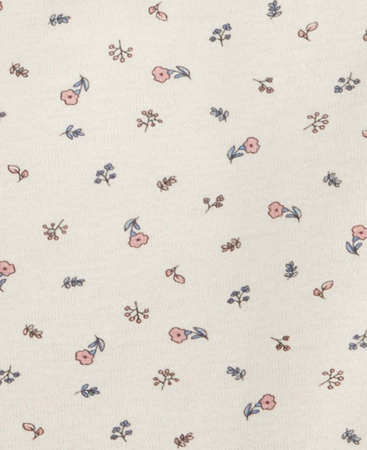 Kit body bebê 5 peças manga curta coruja floral multicor | Carter's