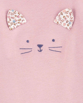 Conjunto longo de moletom infantil 2 peças bichinho floral multicor | Carter's