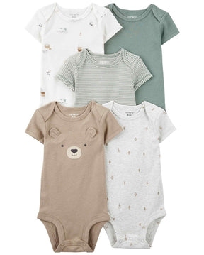 Enxoval bebê conjunto longo 7 peças urso e listras multicor | Carter's