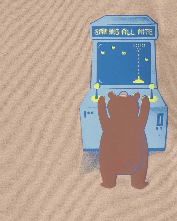 Pijama longo infantil 4 peças ursinhos listras multicor | Carter's