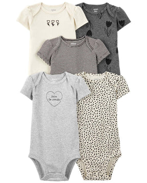 Enxoval bebê conjunto longo 7 peças floral e love multicor | Carter's