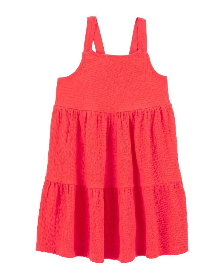 Vestido infantil evasê marias vermelho | Carter's