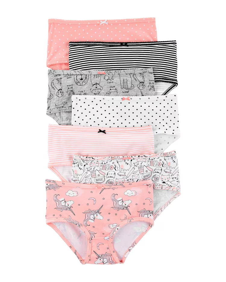 Kit Calcinha 7 Peças Carter's - Multicor