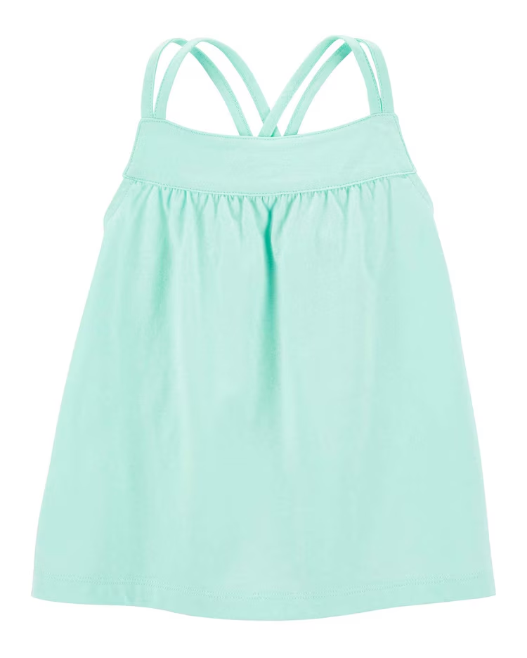 Regata infantil básica com pregas verde | Carter's