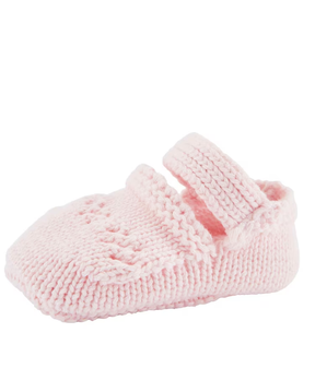 Pantufa bebê de tricot rosa | Carter's