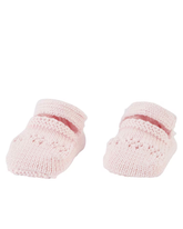 Pantufa bebê de tricot rosa | Carter's
