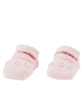 Pantufa bebê de tricot rosa | Carter's