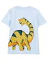 Camiseta infantil manga curta de dinossauro branca | Carter's