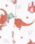 Macacão pijama infantil de dragão e princesas branco | Carter's
