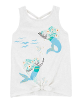 Regata infantil com amarração sereia cinza | Carter's