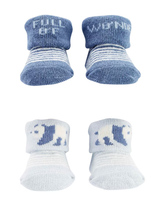 Kit meia bebê 2 pares listrado panda multicor | Carter's