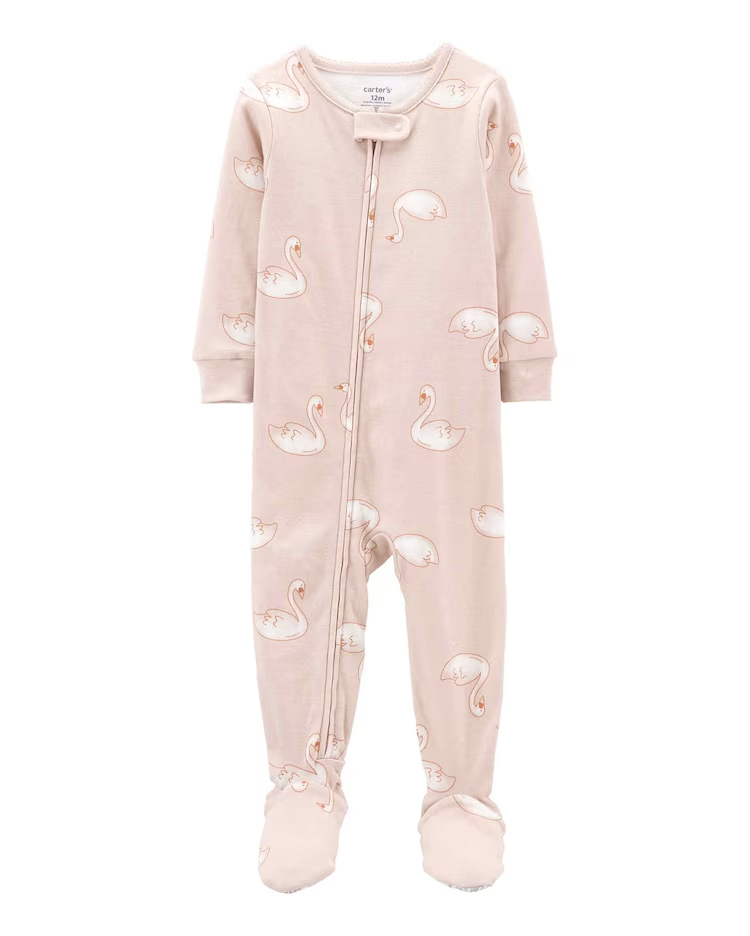 Macacão pijama infantil cisnei rosa | Carter's