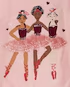 Camiseta infantil com elástico bailarinas rosa | Carter's