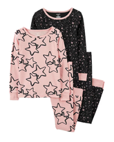 Pijama longo infantil 4 peças estrelas multicor | Carter's
