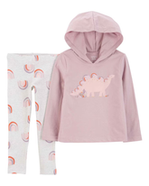 Conjunto longo infantil 2 peças dinossauro multicor | Carter's