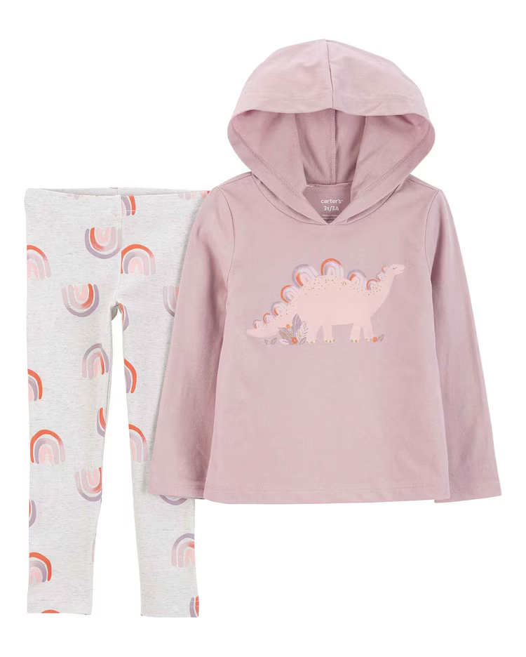 Conjunto longo infantil 2 peças dinossauro multicor | Carter's