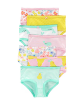 Kit Calcinha Infantil Carter´s 7 Peças Multicor