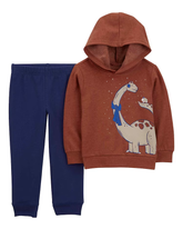Conjunto longo infantil dinossauro multicor | Carter's