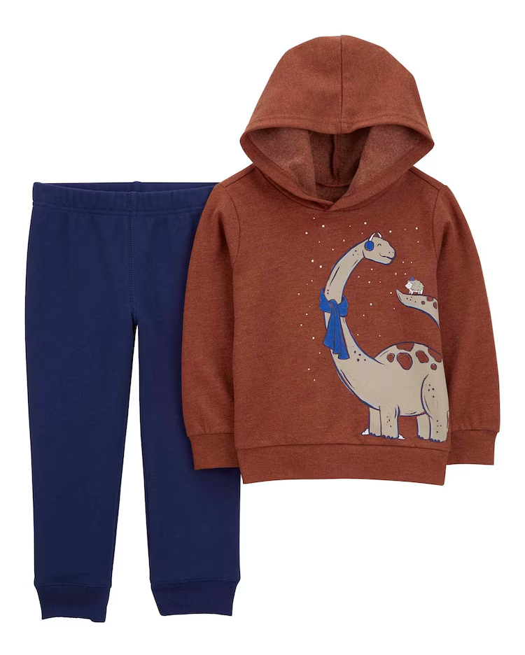 Conjunto longo infantil dinossauro multicor | Carter's