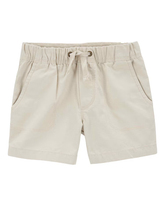 Bermuda sarja infantil com amarração off-white | Carter's