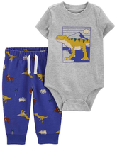 Conjunto longo bebê 2 peças mescla dino multicor | Carter's