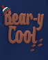 Camiseta infantil manga longa bear-y cool azul | Carter's