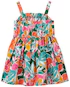 Vestido infantil floral em regata multicor | Carter's