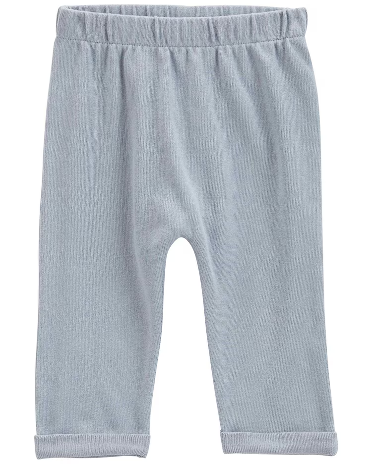 Conjunto longo bebê 3 peças listrado com bolso multicor | Carter's