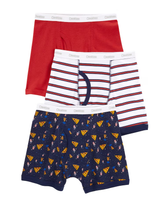 Kit Cueca Boxer Infantil Carter's 3 Peças Multicor Tam 4 a 8