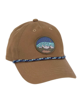 Boné infantil em sarja de aba curva montanha marrom | Carter's