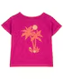 Camiseta infantil com bolso all smiles rosa | Carter's